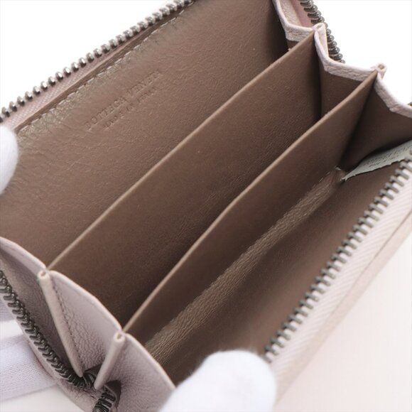 Bottega Veneta Intrecciato Leather Coin Purse Multicolor